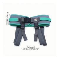 Transfer Belt with Thigh Straps Adjustable Gait Belt with Leg Straps Strong Mobility Aid for Elderly