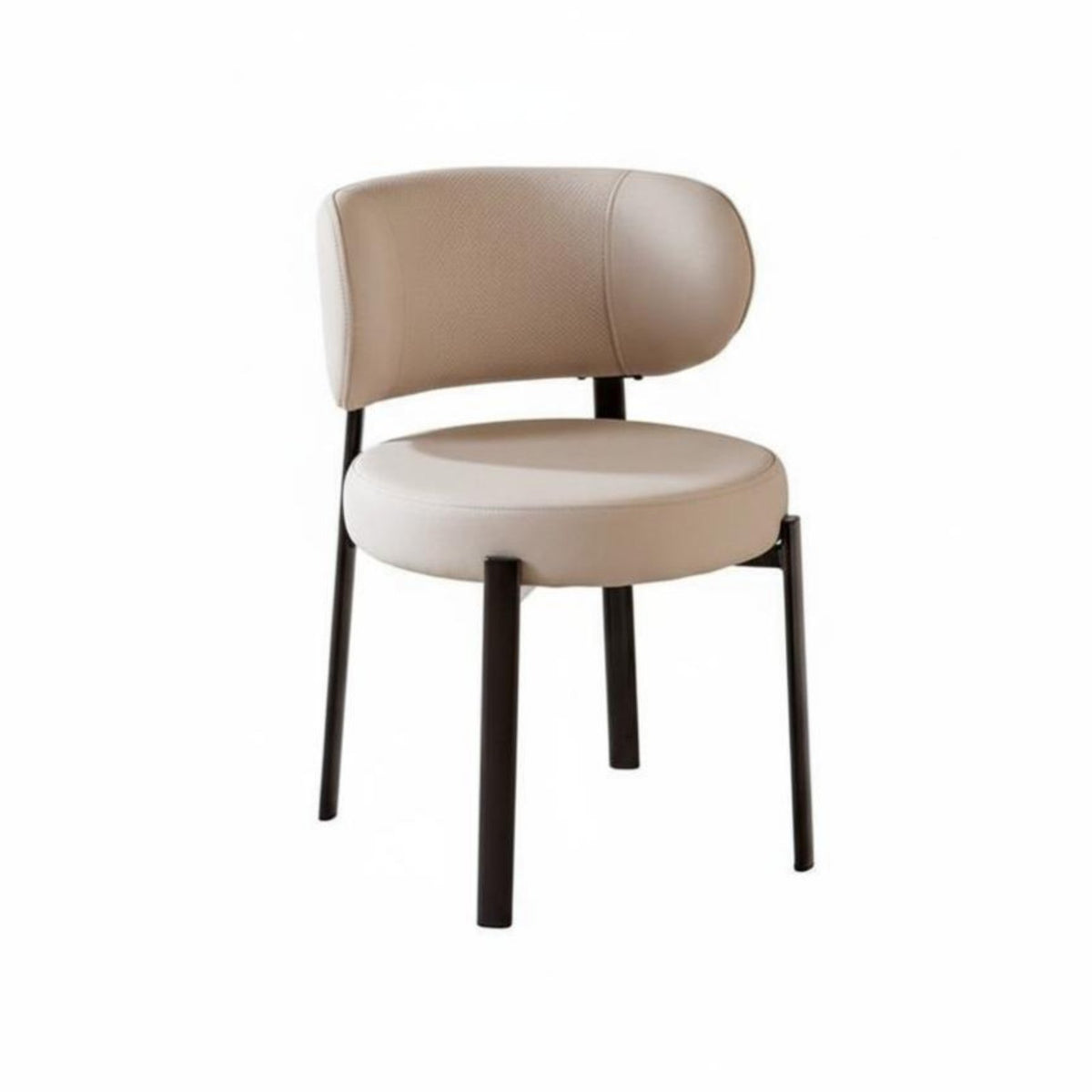 Upholstered Armless Chair Minimalist Design Household Furniture Comfortable Padding Ergonomic Spine Supportrest for Adults
