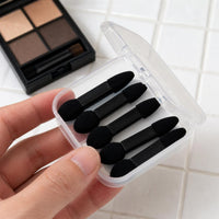 Dual-Ended Sponge Applicator for Concealer & Eyeshadow - Mini Portable Makeup Brush Set