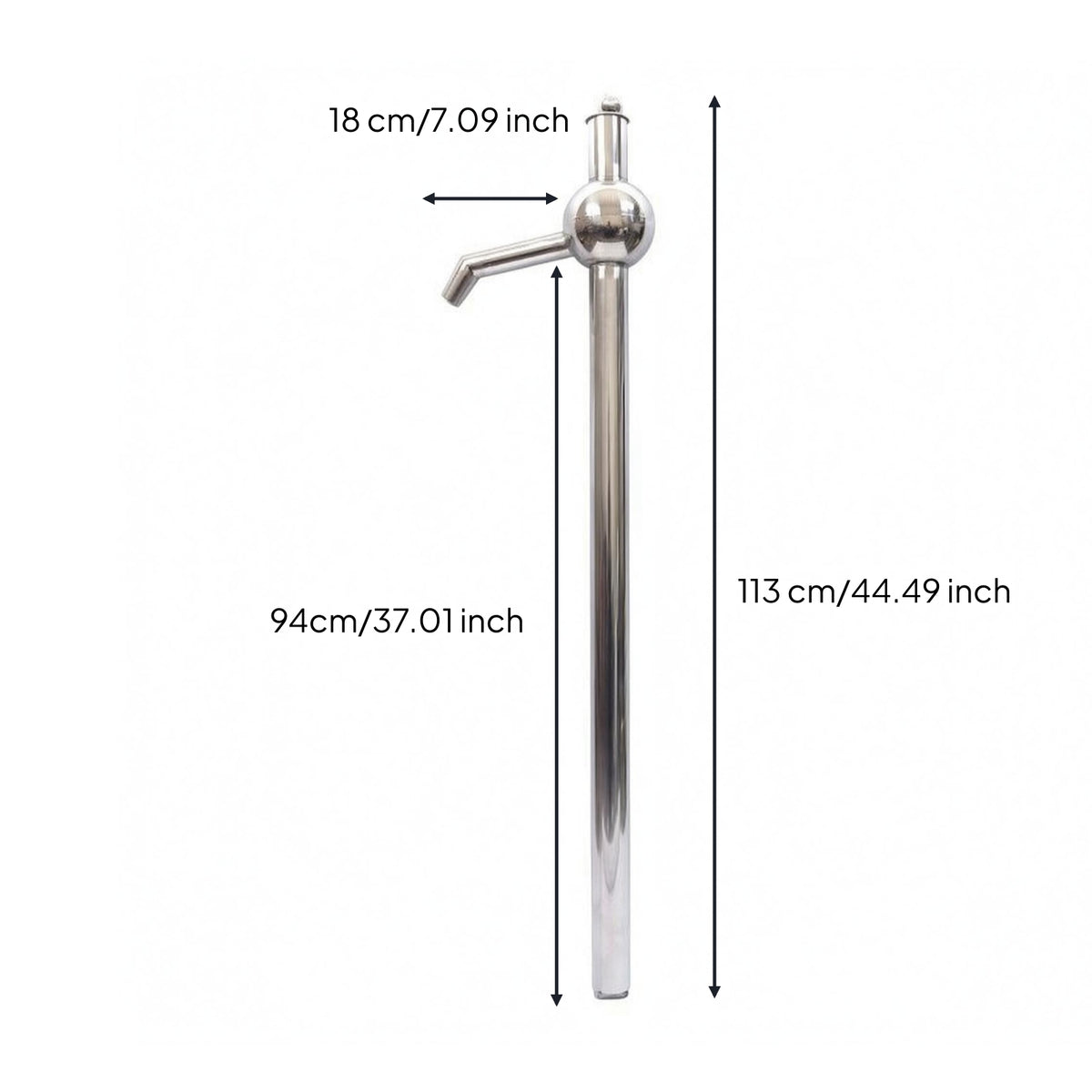 Polished Steel Pump Anti Backflow Oil Transfer Corrosion Resistant for Garage