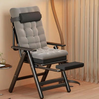 Adjustable Rest Lounger Foldable Design Reclining Chair Retractable Footrest