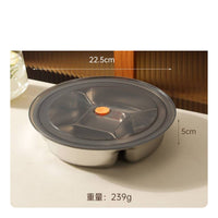 5-Compartment Steaming Plate Robust 5-Compartment Steamer Tray Environmentally