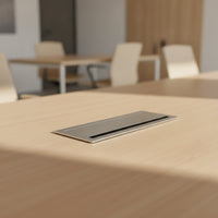 Cable Box with Brush Recessed Wire Management Cover Compact for Professionals