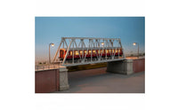 Glue Free 1:87 Bridge Model Plastic HO Scale Bridge Realistic Intricacy for Train Collectors, Scene Display