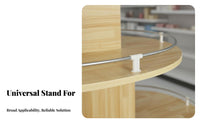 Versatile Island Display Table Easy Assembly Retail Display Cabinet Sturdy Freestanding Marketing Rack Stable Load Bearing for Retailers, Supermarket Operators, Vendors, Boutique, Shopping Mall, Trade Exhibition S