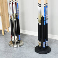 6 Hole Cue Rack Easy Assembly Game Room Game Room Equipment Saving Sports Storage