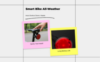 Brake-sensing bike light, USB charge