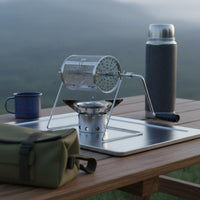 Hand Crank Coffee Roaster Portable Manual Coffee Bean Roaster Stainless Steel