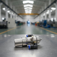 Humidification Nozzle with Elbow Fittings Stainless Steel Misting Nozzle with Brass Body Industrial for Factory, Workshop