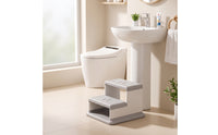 Two-Tier Step Stool Non-Slip Children's Step Stool Sturdy for Young Children, Children, Washroom, Toilet Training, Kitchen