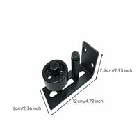 Barn Door Anti Tilt Device Powder Coated Bottom Roller Guide Easy to Install