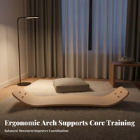Posture Improvement Wooden Wobble Board