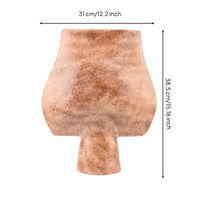 Decorative Vase Wabi-Sabi Vessel Rustic for Living Room