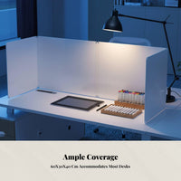 Desk Partition, Office Divider, Foldable Table Screen, Antispray, Exam Separator