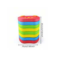 8 Pieces Non-Inflatable Arm Buoyancy Aid Disc Portable Swim Buoyancy Aid with Central Opening Long-Lasting Swim Disc Comfortable for Children, Toddlers, Beach