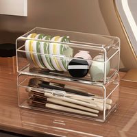 Lidded Brush Container Large Capacity Lidded Brush Canister with Pearls