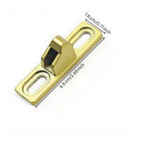 pane Lock, Type 90 Aluminum Sliding Door Hook, Security Latch, Adjustable, Easy to Install
