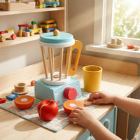 Wooden Toy Appliance Fine Motor Skills Imaginative Play Appliance and Wooden Kitchen Playset for Children