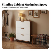 Tip-out Footwear Storage Unit Shoe Storage Cabinet Space-saving Design Efficient Organization Dustproof Construction Modern Home Suitable for Apartment Dwellers Front Door Area Hallway Living Room