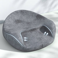 Raised Back Memory Foam Meditation Cushion Side Supports Ergonomic Meditation Cushion Textured Surface Pressure Relief for Meditating, Seated Resting