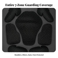 7 Pieces Lightweight Back Protector