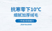 真维斯棉服外套男士2025新款冬季宽松连帽夹克假两件加厚保暖棉衣