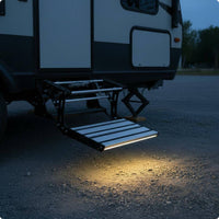 RV Entry Step Foldable Folding RV Step Anti-Slip for Trailer