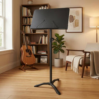 Sheet Music Stand Anti-Slip Feet Adjustable Sheet Music Stand Metal Support Column Instrument Accessory