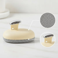 Brush with Cloth Pieces Long-Lasting Body Scrubber Soft