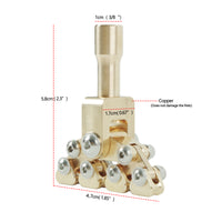 CALLOWAY Guitar Fret Press Head, Self-Adaptive Variable Radius, for Acoustic, Electric, and Classical Guitars