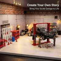 1:64 Diorama Garage Accessories, Maintenance Tool Diorama Garage for Collectors, Realistic Diorama G - Image 4