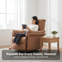Electric Recliner Adjustable Recline Powered Single-Person Recliner Multi-Functional single-button Control for Seniors, Bedroom