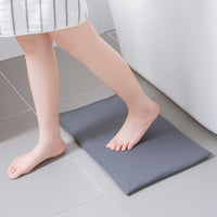 Diatomaceous Earth Bath Mat Super Absorbent Non-Slip Soft Bathroom Floor Mat