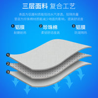Extra Large Double-Sided Aluminum Film Moisture-Proof Picnic Mat for Beach Camping Tent