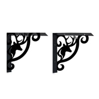 Iron Deer Head Wall-Mounted Shelf Bracket