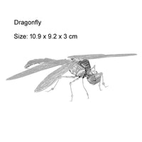Metal DIY 3D Puzzle Insect Models - Praying Mantis, Scorpion, Stag Beetle, Tarantula