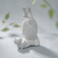 Resin Hippo Statue Smooth Finish Hippopotamus Figurine Decorative Home Decoration for Gym