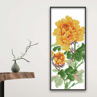 Peony Flower Cross Stitch Kit for Home Decor Embroidery DIY