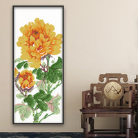 Peony Flower Cross Stitch Kit for Home Decor Embroidery DIY