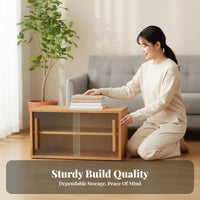 Stackable Cube with Door Modular Design Home Furnishing Space-Saving for Renters