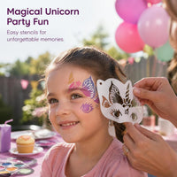 Kids Face Painting Stencils DIY Makeup Templates for Stage and Parties