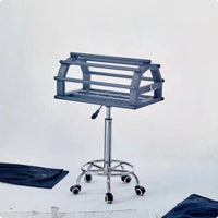 Rotating Saddle Rack Dark Gray Rolling Saddle Rack Rounded Rods Animal Gear Storage