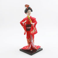 Japanese Geisha Figurine Square Black Base Japanese Figurine Gift Item