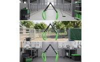 Cow Hip Lift Stand 1-Ton Capacity Cattle Lifter with Padded Loops Heavy Duty Hoist for Farmers, Veterinarians, Farms