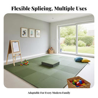 connectable creeping Mat Formaldehydesafe Foam Tiles Thickened Cuttable for Children, Kids, Bedroom, Playroom