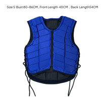 Horse Riding Protective Vest Contoured Design Equestrian Body Protector