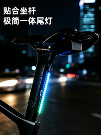 ESLNF Bike Tail Light with Motion Sensor for Night Riding