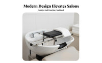 Reduces Pressure Hair Washing Neck Pillow Waterproof Shampoo Bowl Neck Rest Ergonomic Design for Hairstylists, Home Users