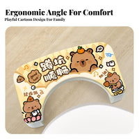 Capybara Squatting Aid Ergonomic Posture assistance Toilet Stool Non-Slip for children