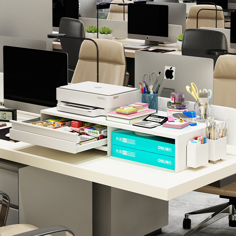 Office Printer Stand Shelf, Desktop File Organizer, Carbon Steel, Multi-Purpose